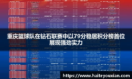 重庆篮球队在钻石联赛中以79分稳居积分榜首位展现强劲实力
